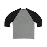 Unisex 3\4 Sleeve Baseball Tee