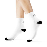 Personalized Axum Crew Socks - Stylish Black & White Design